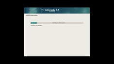 Debian系统安装页面